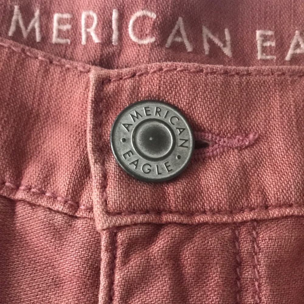 💕 American Eagle High Rise Mom Shorts Blush Size 2 - Picture 6 of 16
